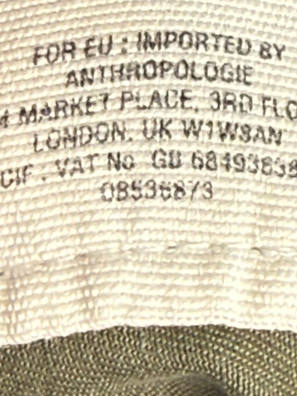 Anthropologie Hei Hei Military-Inspired Olive Green Jacket With Embroidered Slee - Picture 10 of 10